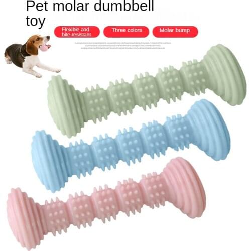 New TPR Pet Toy Dog Bite Them Great Toothbrush Chew Toys Molar Bite Resistance Interactive Toy Dog Accessories for Small Dogs