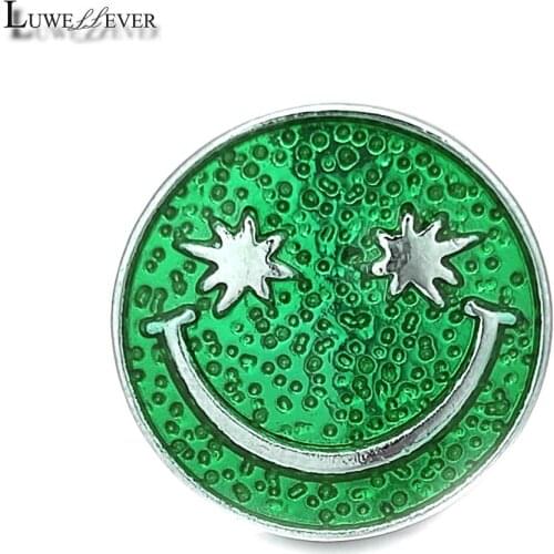 New Component w050 Flower Crystal 18mm Metal Snap Button For Bracelet Necklace Interchangeable Jewelry Accessorie Findings