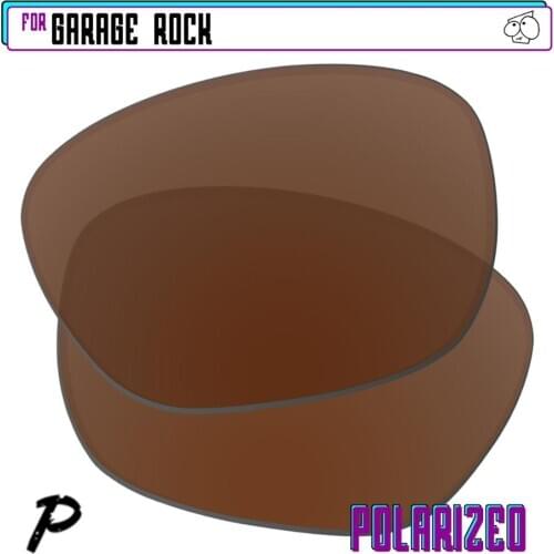 EZReplace Polarized Replacement Lenses for - Oakley Garage Rock Sunglasses - Brown P