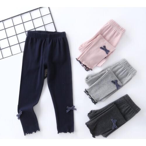 Girls Casual Trousers HomeWear Cotton Trousers Spring Autumn Infant Children Pants Costume Girls Clothing 2020 New