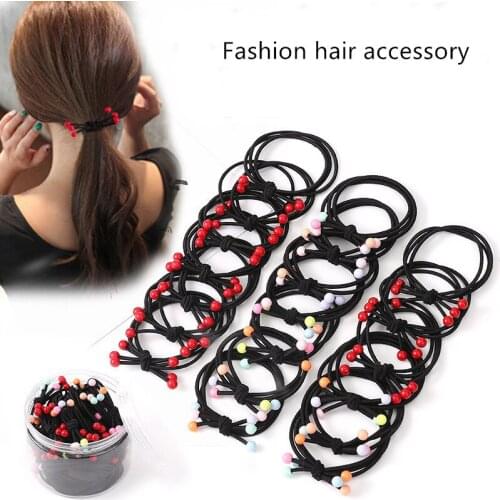 Fashion 10pcs/lot Women Elegant Elastic Hair Bands Ponytail Holder Rubber Bands Girls Cute Scrunchie Headbands Hair Accessories