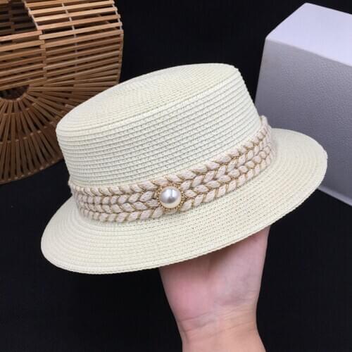 Spring and summer new straw hat female han edition sun hats fashion hat aristocratic elegance hat is prevented bask Fedora