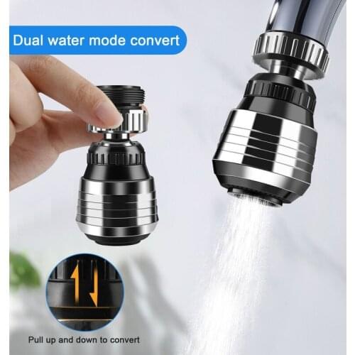 360 Rotate Water Faucet Bubbler Kitchen Faucet Saving Tap Bathroom Shower Head Filter Water Saving Shower Spray