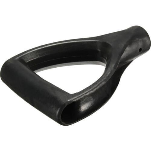 32mm D-shaped steel shovel handle Black Plastic Replacement Accessories Snow Shovel Top Handle Garden Digging Raking Tools