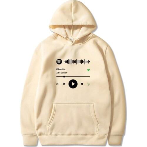 Maneskin Hoodie Unisex Long Sleeve Pullover Women Mens Tracksuit Harajuku Streetwear Fashion Clothes Oversized Tacksuit 2021