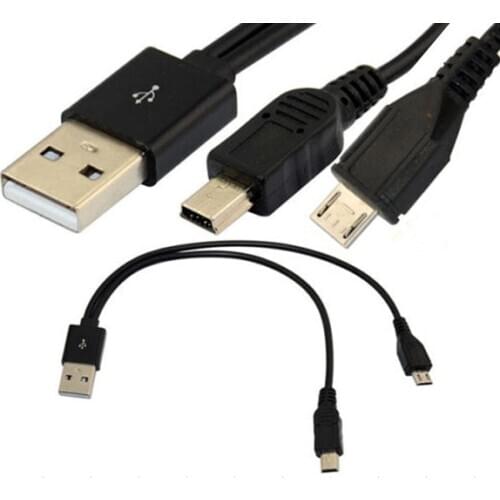 USB one point two line USB 2.0 to mini Mini USB Micro USB one point two flat charging cable