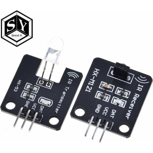 1set/lot Ir Infrared Transmitter Module Ir Digital 38khz Infrared Receiver Sensor Module For Arduino Electronic Building Block