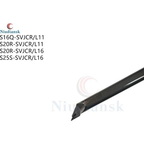 1pc S16Q-SVJCR11 S20R-SVJCR16 S25S-SVJCR16 Internal Turning Tool Holder S20R-SVJCR11 CNC Lathe Tools SVJCL Arbor Carbide Inserts