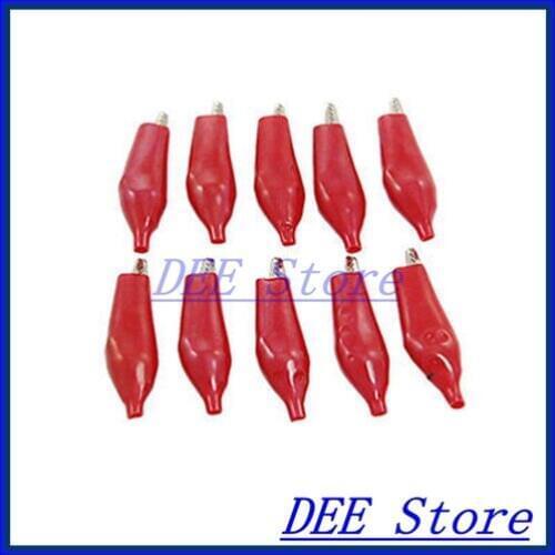 10x Metal Electric Alligator Clips Test Lead Probe