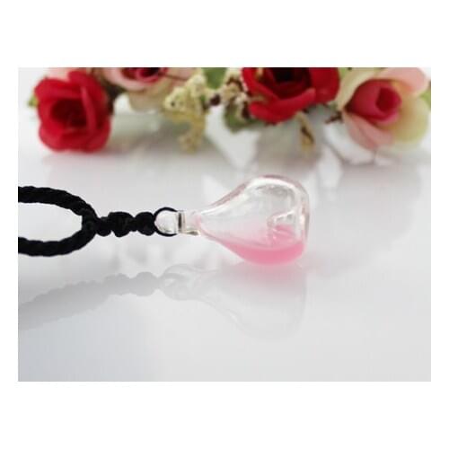 2pcs Aroma Diffuser Bottle Necklace With Bottom Hole(5 Colors Available),Perfume bottle necklace, essential oil bottle necklace