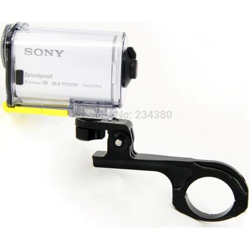 2in1 1set Bike Bicycle Motorcycle Handlebar Mount Holder + adapter For Sony Action Cam HDR-AS20/AS30V/AS100V