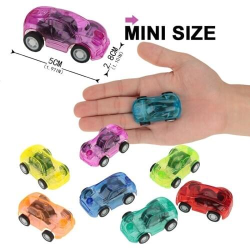 24pcs/set Creative Mini Size Plastic Car Toy Car Pull Back Car Truck Kids Toys For Children Boy Gifts