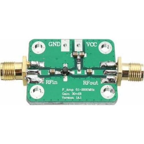 5pcs 0.1-2000MHz Low Noise Broadband RF Receiver Amplifier Signal Amplifier Module 30dB Gain Module