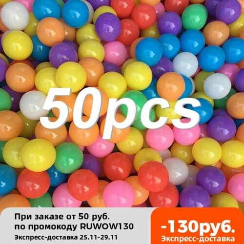 50pcs/Bag Colorful Pit Balls For Kids Swim Pool/Tent Soft Eco-Friendly Plastic Ocean Wave Balls In/Outdoor Baby/Children Toys