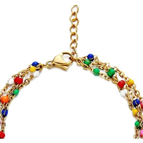 Bohemian Handmade Beaded Bracelets Adjustable Strand for Women Men Summer