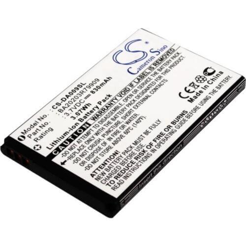 Cameron Sino 830mah battery for CREATIVE Zen Micro Photo BA20203R79909 DAA-BA0009 batteries