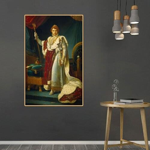 Citon Francois Gerard《Portrait of Emperor Napoleon I》Canvas Art Oil Painting Artwork Picture Modern Wall Decor Home Decoration
