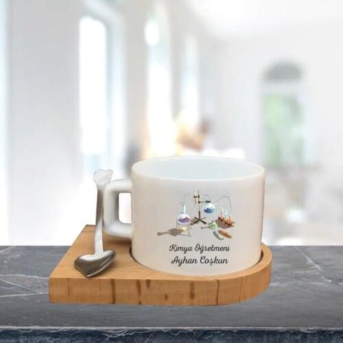 Teachers Day Custom Wood Cup-Chemistry Teacher Model 457192561