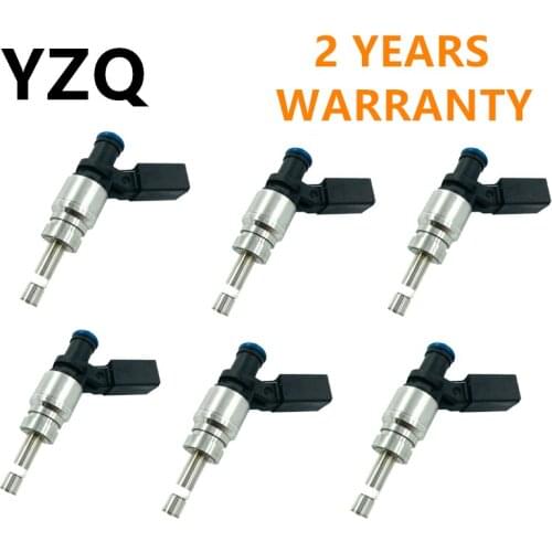 6PCS/Set Engine Fuel Injector Nozzle Ignition System For Audi A4 A6 A8 Q5 2009-2012 2005-2011 06E906036C 06E906036E 079 906 036C