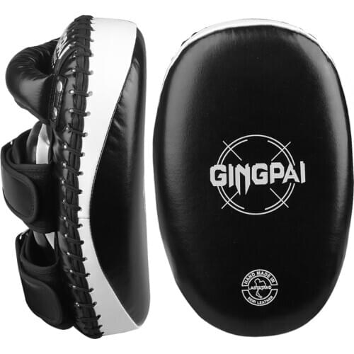 1Pcs Taekwondo Kick Pad PU Muay Thai Pads MMA Karate Kick Pads Kickboxing Training Pads Martial Arts Punching Pads Leather Strik