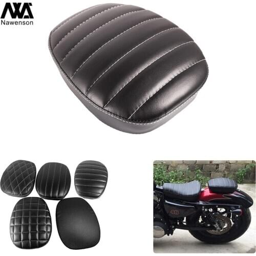 Motorcycle Rear Seat Pad Passenger Pillion Cushion for Sportster 883/1200/Forty-Eight/Seventy-Two 204-2020