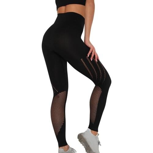 Gym Leggings Women Mesh Patchwork Sport Pants High Wais Leggings Hip Lifting Exercise Fitness Running Sportswear брюки женские