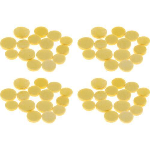 MagiDeal 4 Set Yellow Piccolo Pads Mats DIY Woodwind Instrument Parts