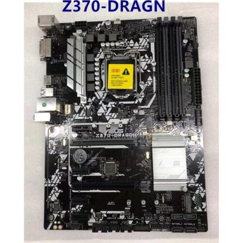 For aSUS Motherboard Z370-DRAGON LGA 1151Desktop DDR4 64GB Intel Z370 Core i7/i5/i3/Celeron cpus M.2 USB3.1 ATX Mainboard
