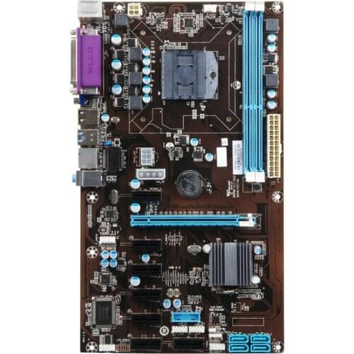 HM65 BTC 8PCIE mining board support graphics card compatible AN slot PGA988 desktop H67 new DDR3 dual channel