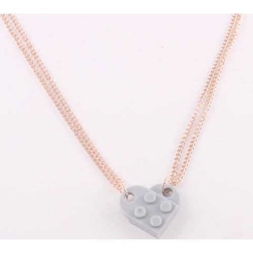 Gold Rose Color Fashion Heart-shaped Pendant Necklace Cute Elegant Womens Clavicle Chain Jewelry Romantic Valentines Gifts