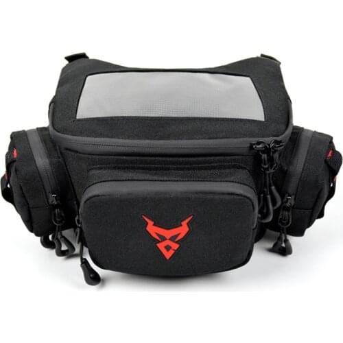 Touch Screen Motorcycle Front Bag Waterproof Moto Waist Bag Scooter Motorbike Pedal Large Capacity Moto Storage Bag Mobile Phone