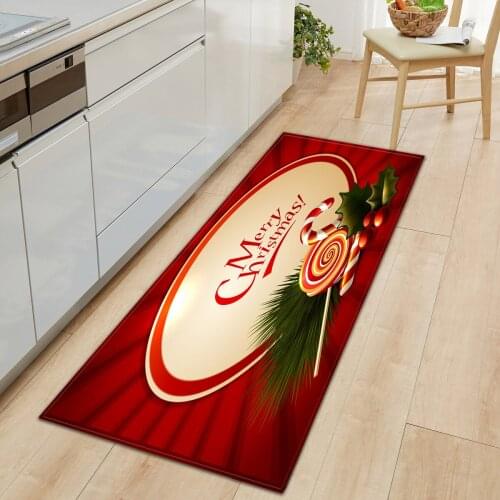 Cartoon Christmas Pattern 3D Printed Carpet Child Bedroom Area Rugs New Year Kitchen Mat Decor Home Room Xmas For Living Carpets
