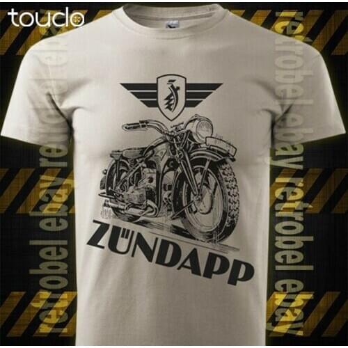 ZUNDAPP Motorcycle T-Shirt Mens Retro Moto Shirt