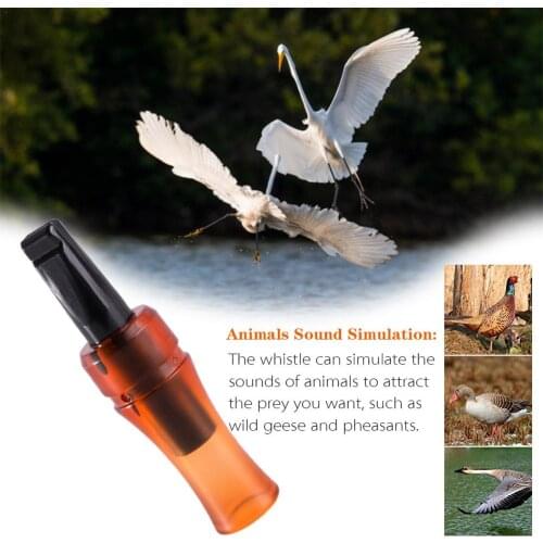 Outdoor Hunting Whistle Plastic Decoy Duck Crow Call Animal Simulate Sound Attract Wild Geese Chicken Shooting Supplies