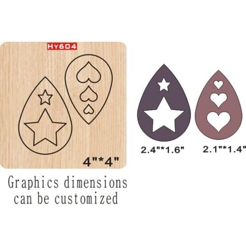 Eardrop cutting dies 2019 new die cut &wooden dies Suitable for common die cutting machines on the market