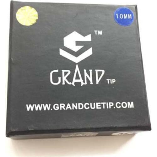10pcs/lot Professional GRAND 10mm snooker cue tips inS/M/H 4colors pigskin pool cue tip billiard accessories