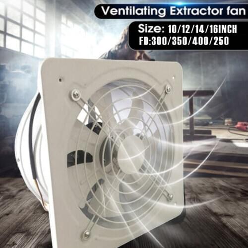 Industrial Ventilation Extractor Metal Axial Exhaust Commercial Air Blower Fan Low Noise Stable Running