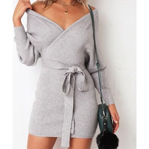 QA291 Women Winter Clothes Elegant Dress Sweater Woman Knitted Sweater Big Size Long Sweaters Cardigans