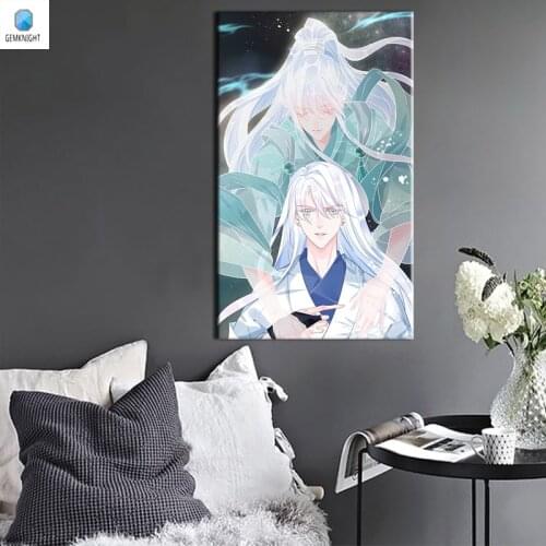 Coloring by numbers anime digital paint by numbers Traditional Chinese anime posters diy digital painting diy oil painting