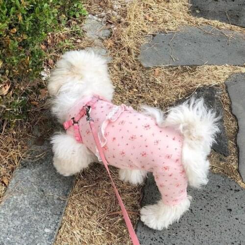 Stretch Dog Jumpsuit Pajamas Puppy Small Dog Costume Pyjama Yorkshire Pomeranian maltese Bichon Poodle Schnauzer Clothing Outfit