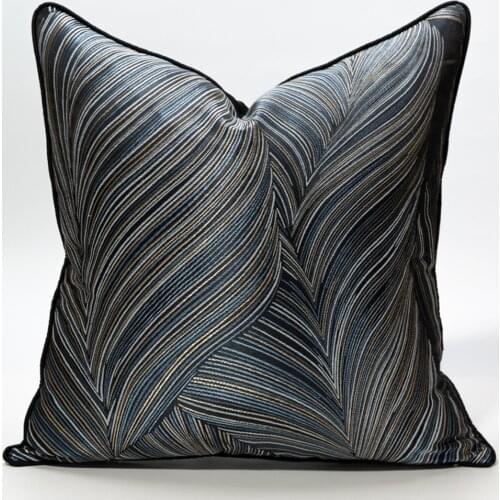 Luxury Cushion Cover Modern Decorative Pillow Cover 45x45cm Model House Sofa Embroidered Pillow Cover Livingroom Decoration