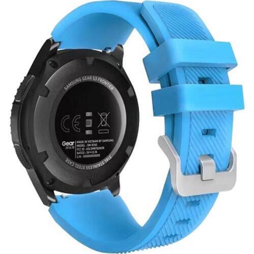 22mm silicone strap for Huami Amazfit Pace Smart watch accessories sport bracelet band for Huami Stratos 2 2S GTR 47mm wristband