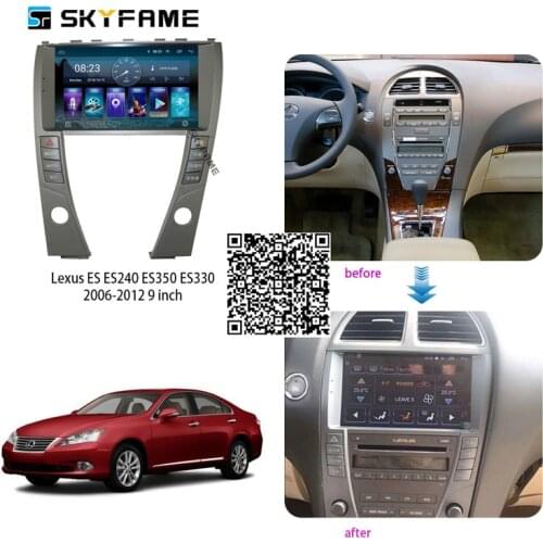 SKYFAME 4G+64G Car Android Radio Stereo For Lexus ES ES240 ES350 ES330 2006-2012 Auto GPS Navigation DVD Player