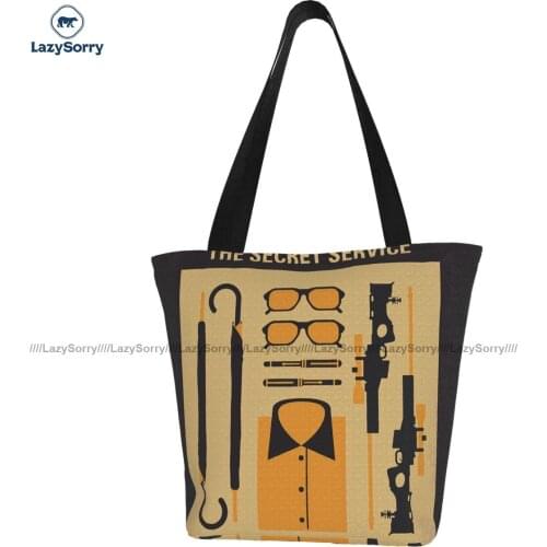 Kingsman Shopping Bag Work Polyester Handbags Female Fashion Vintage Bags