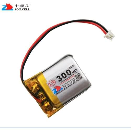In 300mAh 702025 3.7V lithium polymer battery charging device lighter point reading pen Rechargeable Li-ion Cell