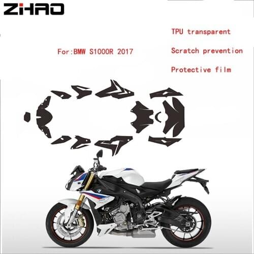 Motorcycle Tank Protector Sticker The whole car TPU transparent Protection Scratch Decal For BMW S1000R