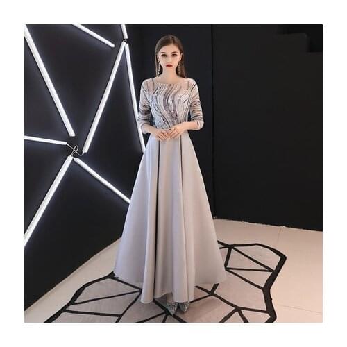 JIN IS YARN Robe De Soiree Mermaid Burgundry Long Evening Dress Party Elegant Vestido De Festa Long Prom Gown 2019 With Belt