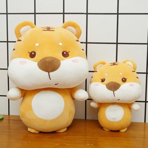 1pc 23/26/35cm Cartoon Tiger Plush Toys Kawaii Tiger Pillow Stuffed Soft Lovely Dolls for Children Girls Birthday Decor Gift