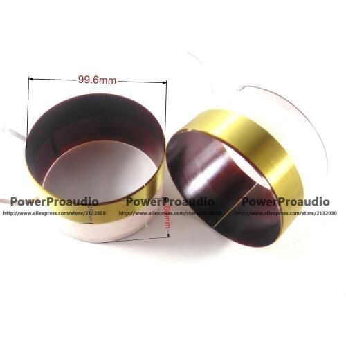 1PCS 99.6mm Aluminium Wire Subwoofer Speaker Voice coil 8Ohm