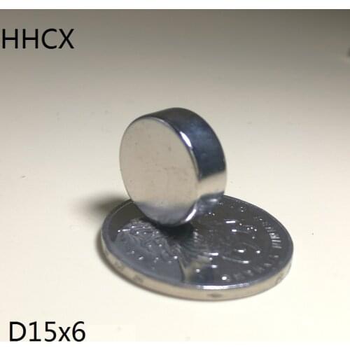 10pcs/lot Disk magnet 15x6 N35 Magnet 15*6 Magnets 15 x 6 for speaker